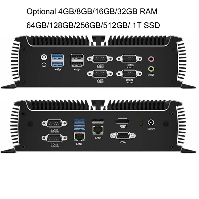 Industrial Computer 11Gen intel core i9 1195G7 CPU Mini PC